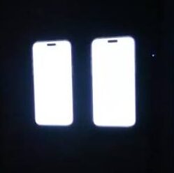 iPhone 2つの電話マーク